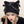 Load image into Gallery viewer, Punk cat ear cross hat yc25039