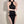 Load image into Gallery viewer, Black Slit Dress Z010