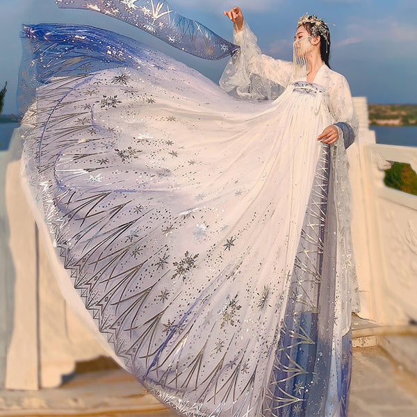 Star and Moon Embroidered Hanfu yc50086