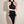 Load image into Gallery viewer, Black Slit Dress Z010