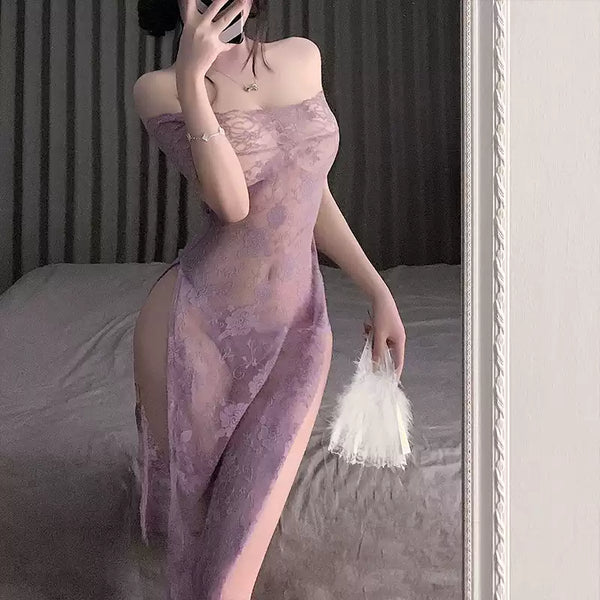 Purple lace uniform AN084