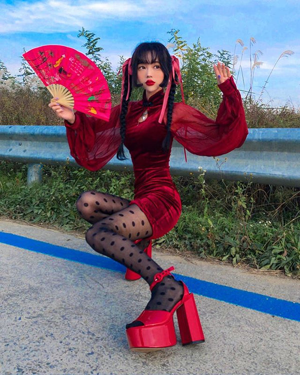 PUNK CHEONGSAM YV47487