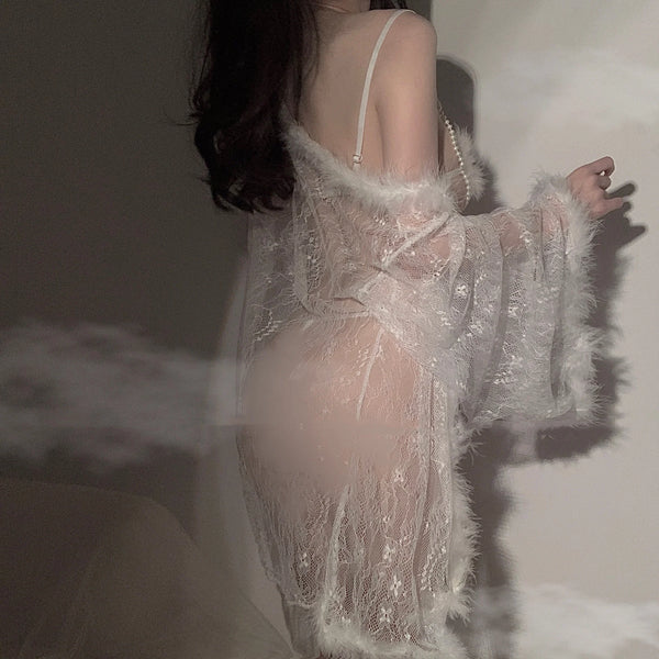 WHITE UNDERWEAR SET KF83424