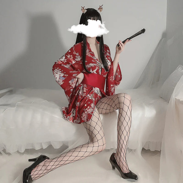 Japanese Sakura Kimono Set Yv30609