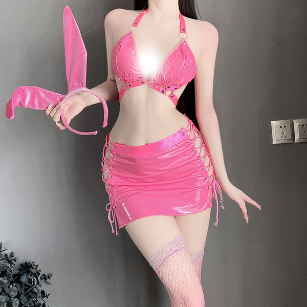 Pink Bunny Suit AN080