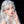 Load image into Gallery viewer, Silver medium length curly hair AN0458