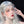 Load image into Gallery viewer, Silver medium length curly hair AN0458