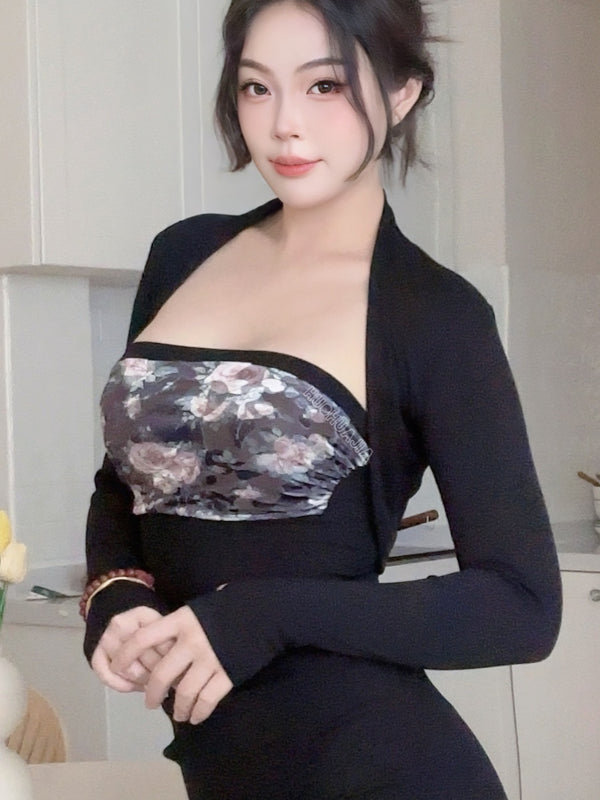 fishtail dress suit z048