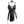 Load image into Gallery viewer, Strappy black silk dress AN0335
