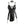 Load image into Gallery viewer, Strappy black silk dress AN0335