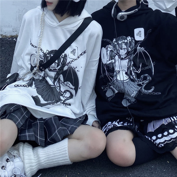 Japanese anime fleece sweatshirt  yc28111