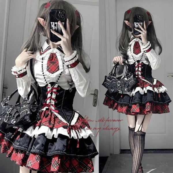 Halloween lolita rock girl cos suit  yc28191