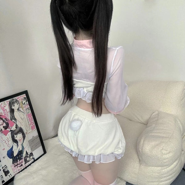 Plush Bunny Pajama Set  yc28143