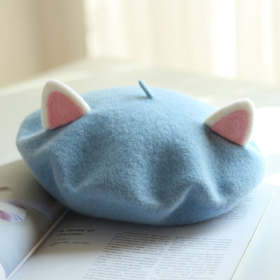 Harajuku cat ear beret yc23060