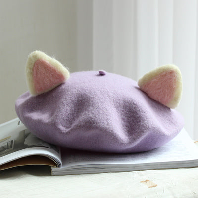 Harajuku cat ear beret yc23060
