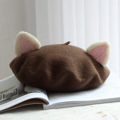 Harajuku cat ear beret yc23060