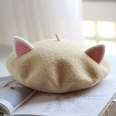 Harajuku cat ear beret yc23060
