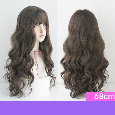 lolita cute long curly wig yc23156