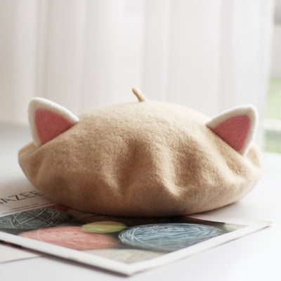 Harajuku cat ear beret yc23060