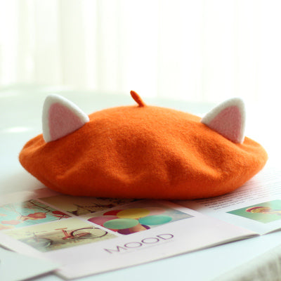 Harajuku cat ear beret yc23060