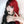 Load image into Gallery viewer, Harajuku Lolita red and black color matching wig YC21391