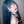 Load image into Gallery viewer, Lolita blue long straight curly wig yc23740