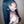 Load image into Gallery viewer, Lolita blue long straight curly wig yc23740