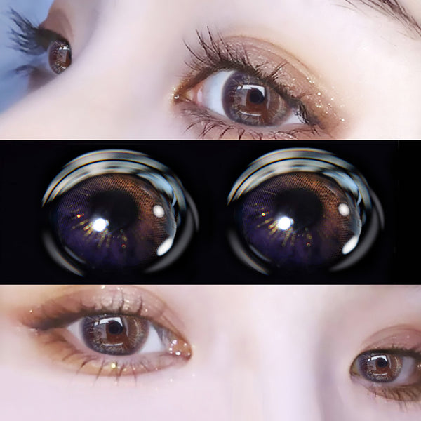 Galaxy III Purple CONTACT LENS (TWO PIECES) yc24283
