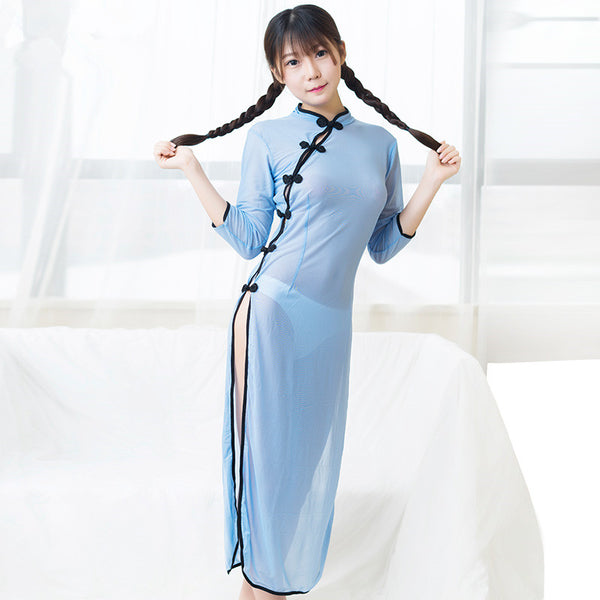 Chinese cheongsam sexy nightdress yc20849