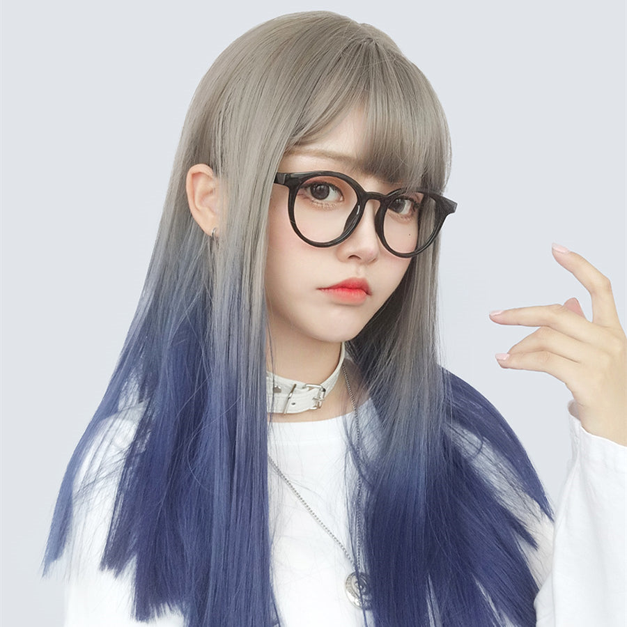 Harajuku Gradient Long straight hair YV90043 main image 1