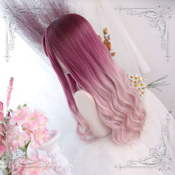 Harajuku Lolita pink gradient wig yc23665