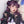Load image into Gallery viewer, lolita cute hair bun purple gradient wig yc23450
