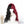 Load image into Gallery viewer, Lolita Harajuku Black Red Curly Wig YC24105