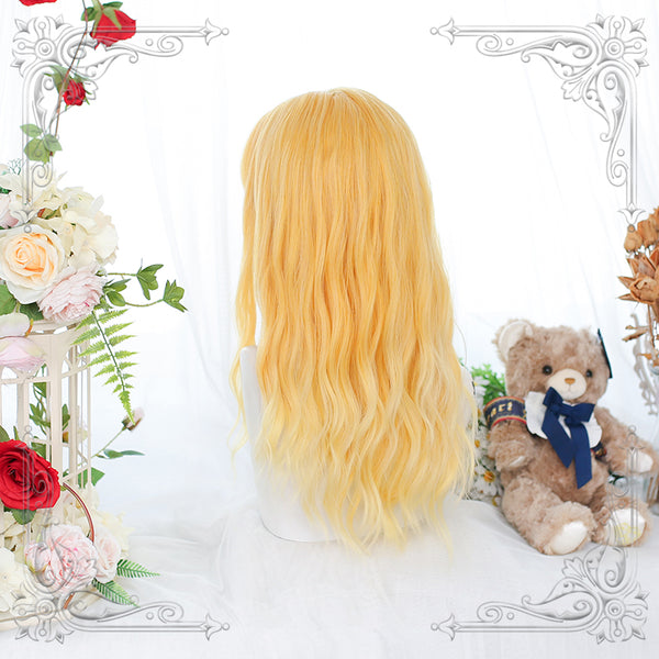Lolita Fashion Daily Gold Wig yc23607