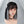 Load image into Gallery viewer, Fashion black gray mixed color wig yc23337