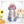 Load image into Gallery viewer, Lolita pink blue Gradient wig YC23901