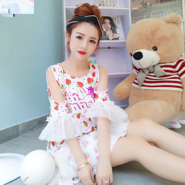 Cute strawberry dress yc21058