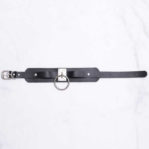 Japanese leather collar yc21180