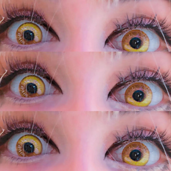 COSplay Yellow£¨Two piece£©Contacts Lens  yc20751