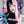 Load image into Gallery viewer, Lolita black pink stitching wig YC21571