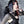 Load image into Gallery viewer, Lolita red black wool roll wig YC21511