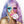 Load image into Gallery viewer, Harajuku blue purple wig YC21800