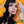 Load image into Gallery viewer, Lolita black orange straight curly hair wig yc22174