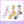 Load image into Gallery viewer, Cute fruit transparent long socks (3 pairs) yc23730