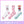 Load image into Gallery viewer, Cute fruit transparent long socks (3 pairs) yc23730