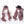 Load image into Gallery viewer, Lolita long curly mixed color wig YC24521