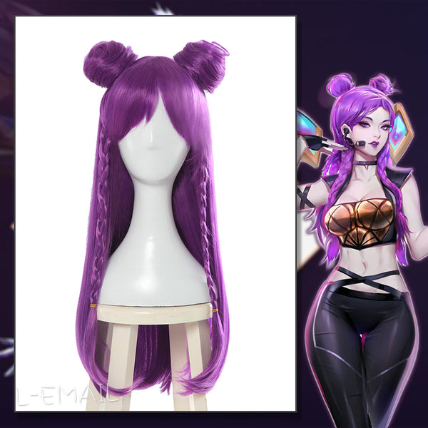 League of Legends cospaly K/DA Wig yc20704