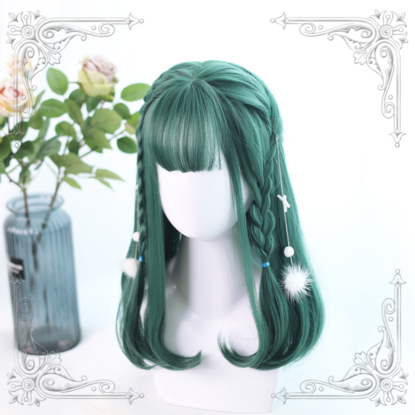 Lolita cos green wigs yc20546
