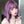 Load image into Gallery viewer, Harajuku purple mid-length wig YC24400