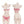Load image into Gallery viewer, Sexy Pink Plaid Pearl Bikini Pajama Set YC21339